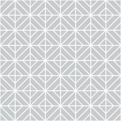 Tapeten Einfaches Bodenfliesenmuster, abstrakter geometrischer nahtloser Hintergrund. Portugiesische Keramikfliesen-Vektor-Illustration. © Slanapotam
