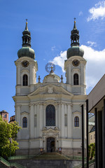 Fototapeta na wymiar Church of Mary Magdalene, Karlovy Vary, Czech Republic
