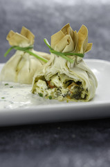 Spinat-Feta-Taschen