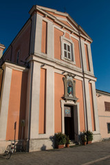 Fototapeta na wymiar San Giacomo church, cesenatico, Italy.