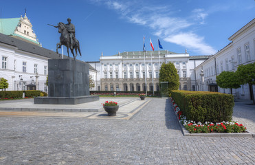 Fototapeta premium Presidential Palace in Warsaw, Poland.