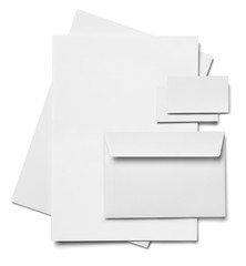 envelope letter card paper template business