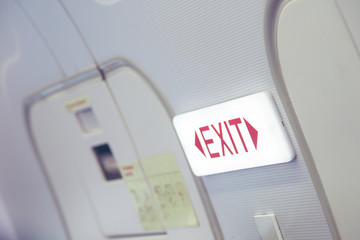 Axit airplane sign