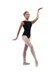 Obraz premium Ballerina fixed in dance element