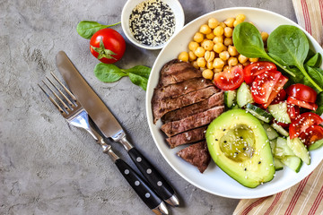 Healthy salad bowl