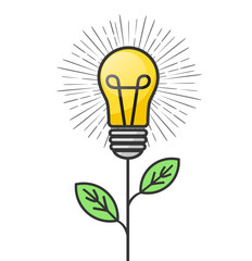 bulb light isolated icon vector illustration design