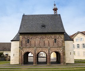 View of the King‘s Hall in Lorsch, Hesse, Germany, Europe