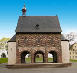 View of the King‘s Hall in Lorsch, Hesse, Germany, Europe