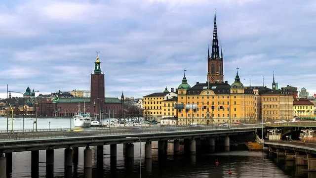 4K Timelapse of Stockholm Day 02 Sweden Scandinavia
