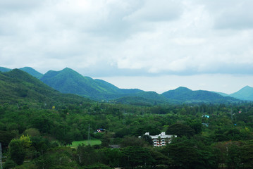 Abstract beautiful Mountain hill in Thailand.