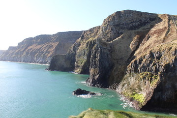 Obraz premium Sea Cliffs Carrick-a-Rede