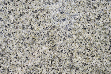 Background of greenish-gray crystal granite close up.