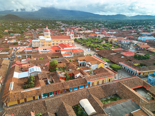 Panorama of Granada city