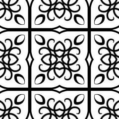 Retro ornamental seamless pattern. Vintage template for design