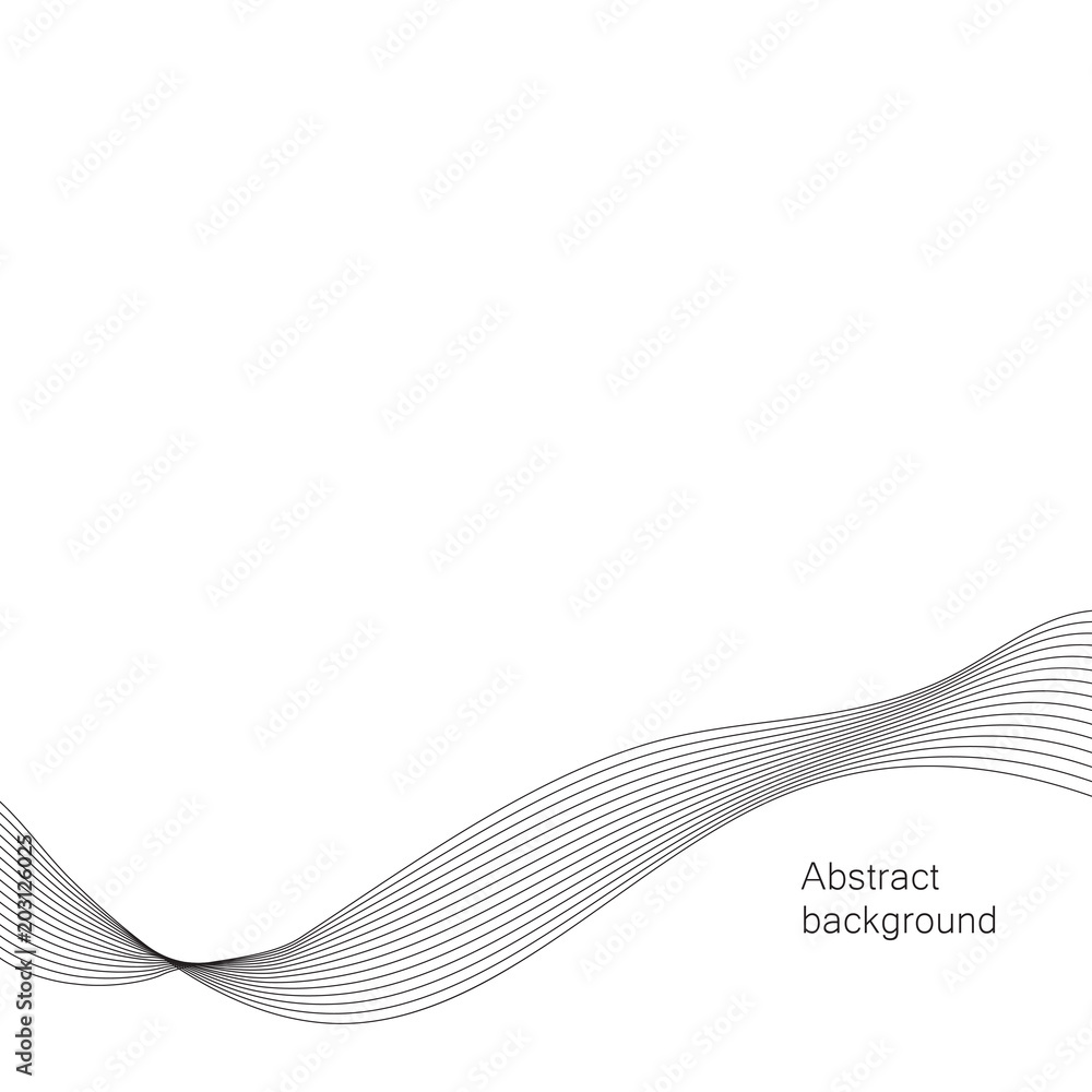 Poster vector background. abstract wave element for presentation.