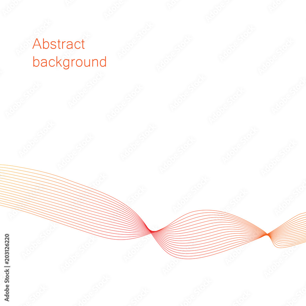 Poster vector background. abstract wave element for presentation.