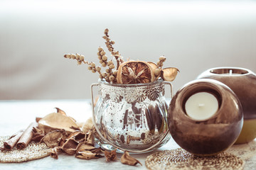 Still life details in the interior