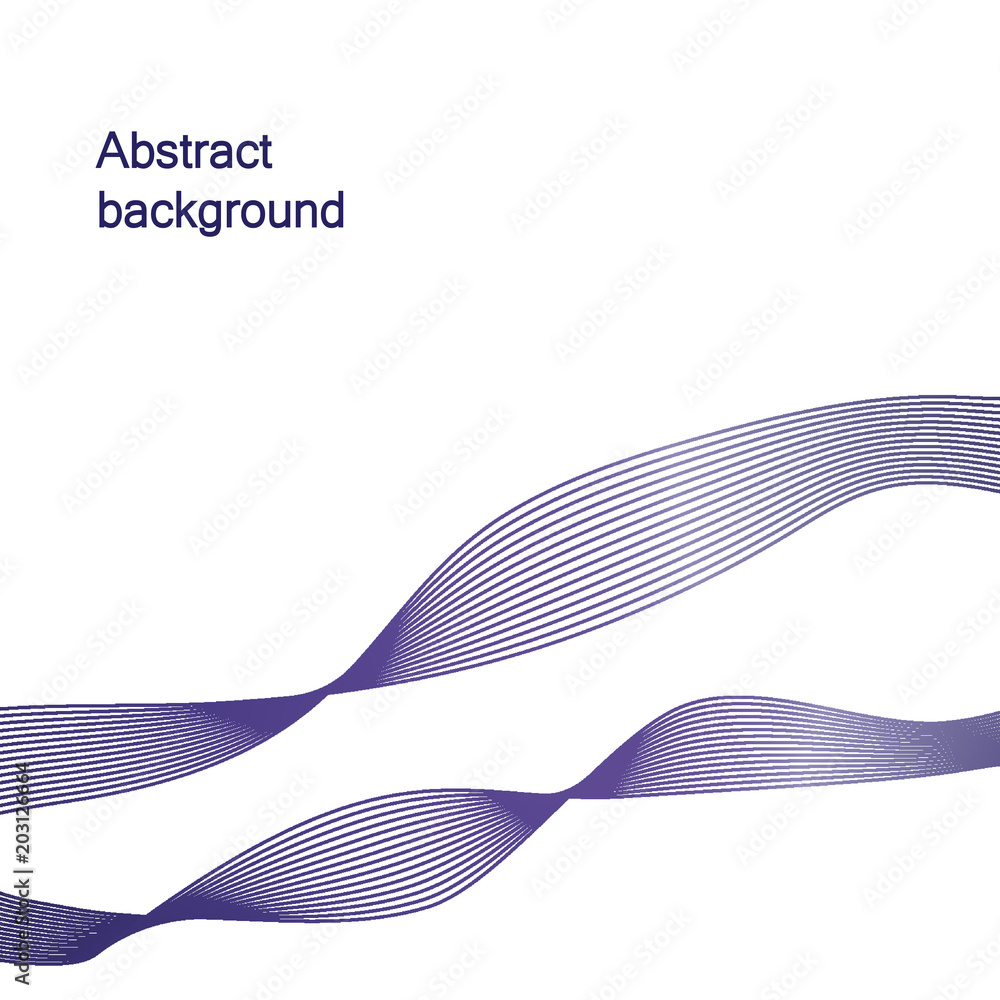 Poster vector background. abstract wave element for presentation.