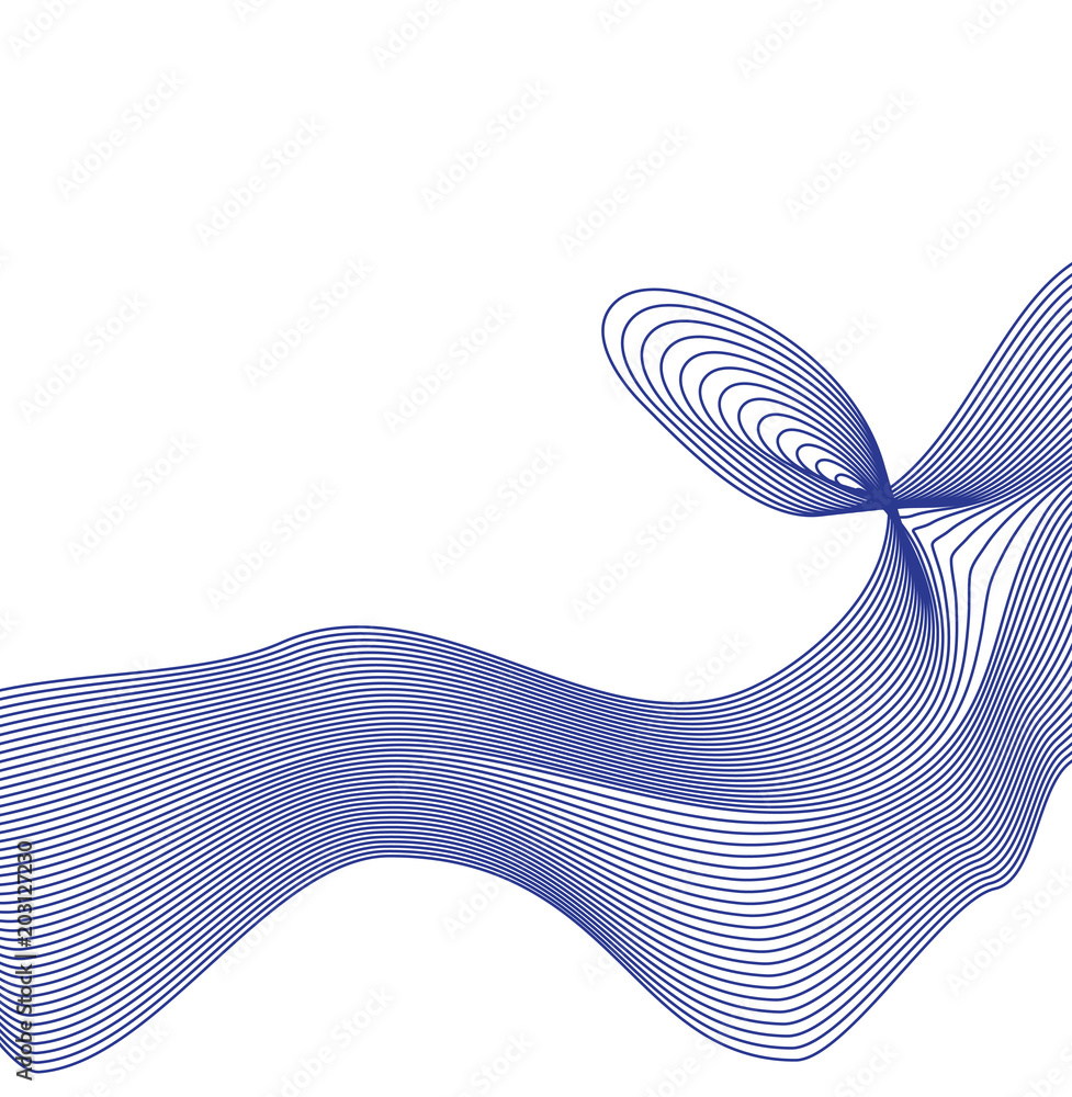 Poster vector background. abstract wave element for presentation.