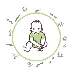 Baby is protected from bacteria and viruses.