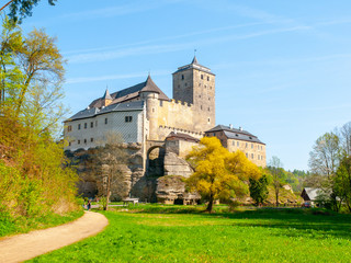 Fototapeta na wymiar Kost Castle in Bohemian Paradise, Czech Republic.