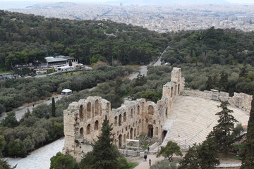Teatro griego vista panorámica 