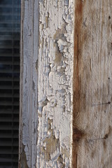 Old paint on the window