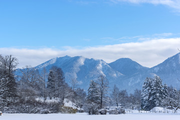 Bavarian winter landscape