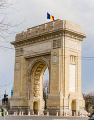 Fototapeta na wymiar Arc of triumph - Bucharest