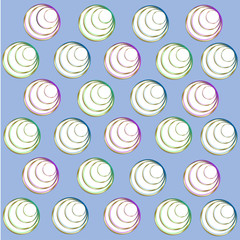 Abstract colorful bokeh circles
