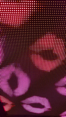 led lights preview many picture on monitor