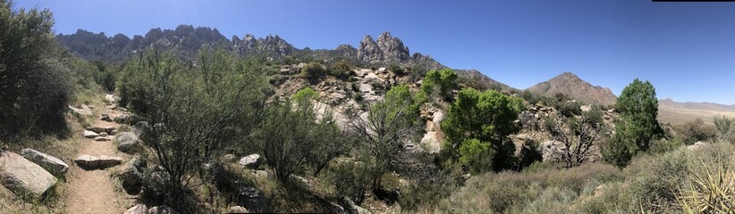 Desert Mountain Trail Panorama