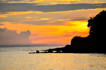 chacala atardecer