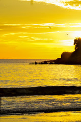 chacala atardecer