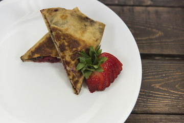 fruit quesadilla
