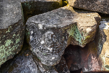 Preh Khan temple stone ruins, Siem Reap, Cambodia