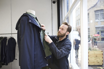 Portrait of a male fashion retailer