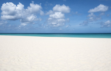 Beautiful Eagle Beach Aruba, Southern Caribbean Island