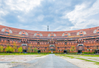 View of former Nazi congress hall in Nurnberg, Germany © dudlajzov