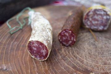French salami different sorts