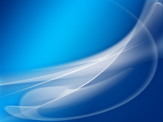    Abstract Smooth Blue Soft Wave Gradient Background 