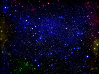 The glow of the stars