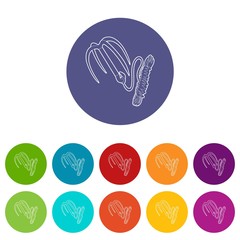 Spy equipment icon. Outline illustration of spy equipment vector icon for web