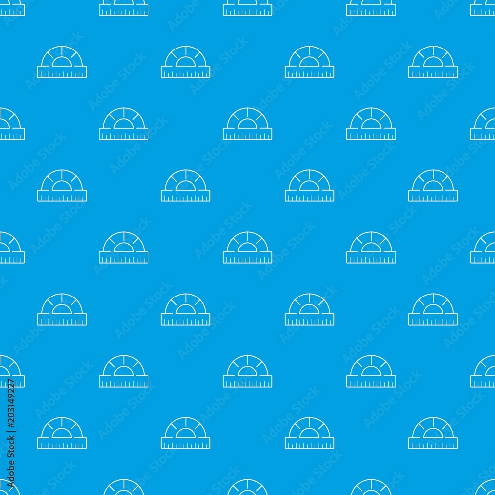 Poster ruler pattern vector seamless blue repeat for any use