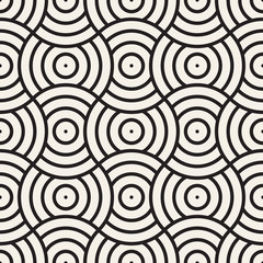 Vector seamless pattern. Modern stylish abstract texture. Repeating geometric tiles