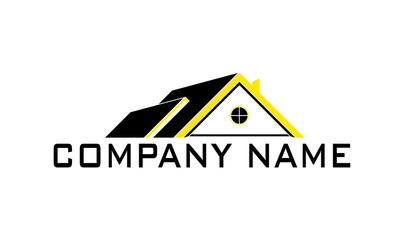 Roof logo template