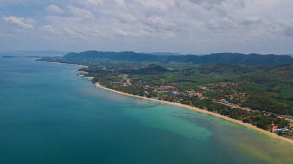 Obraz premium aerial view landscape of Koh Lanta , Krabi Thailand