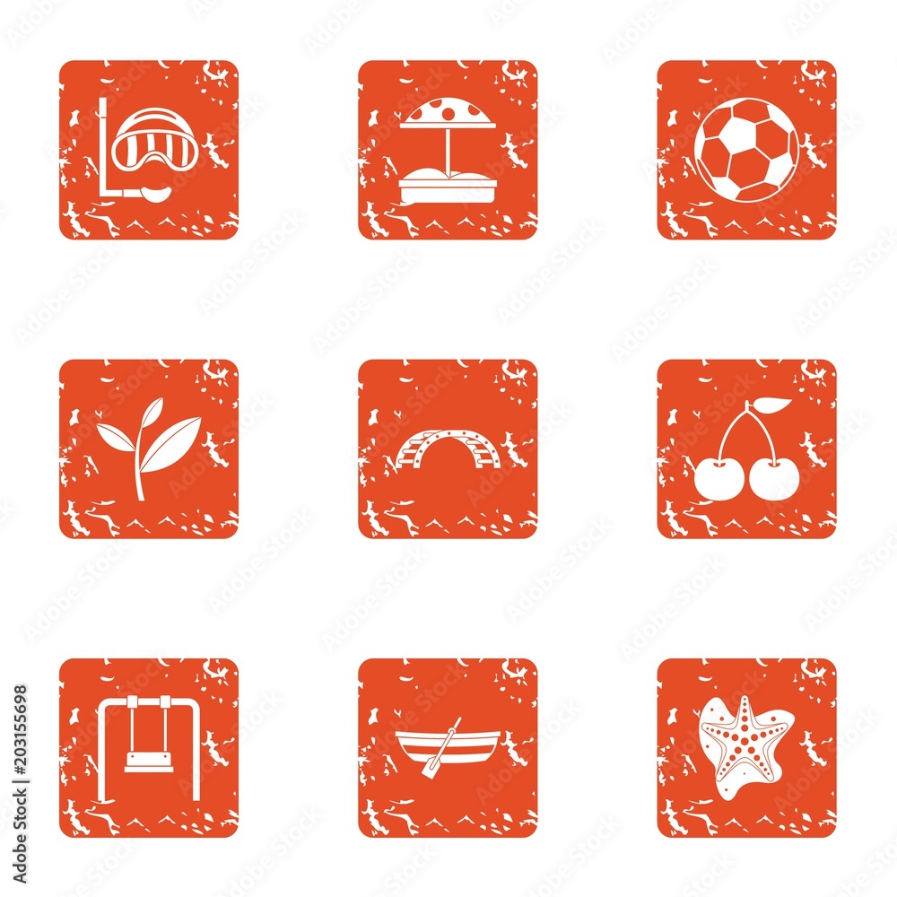 Poster ulysses icons set. grunge set of 9 ulysses vector icons for web isolated on white background