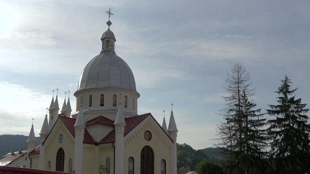 Dome and spires of Saint Paraskeva Church