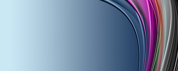 Naklejka premium Abstract elegant panorama background design with space for your text